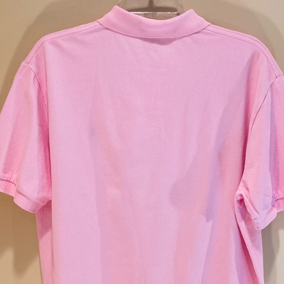 π3xHPπNWOT Polo Ralph Lauren Pink Polo Blue Label Shirt L - Picture 10 of 11